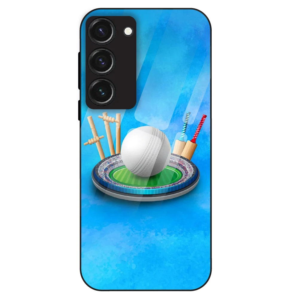 Cricket Fever - Glass Case For Samsung Galaxy S23