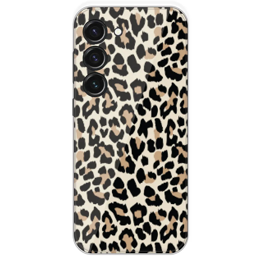 Leopard Print - Printed Silicone Case For Samsung Galaxy S23