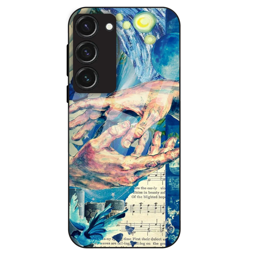 Cosmic Touch - Glass Case For Samsung Galaxy S23