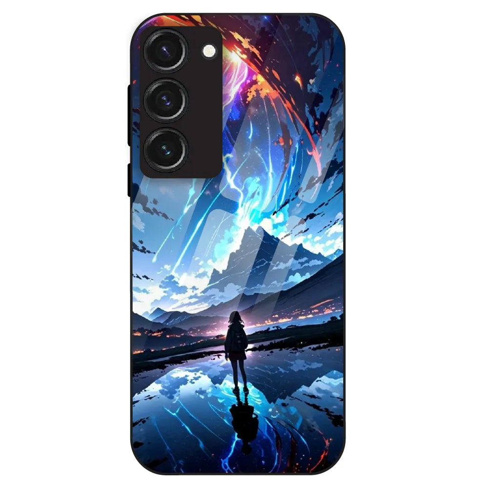 Dreamscape Sky - Glass Case For Samsung Galaxy S23