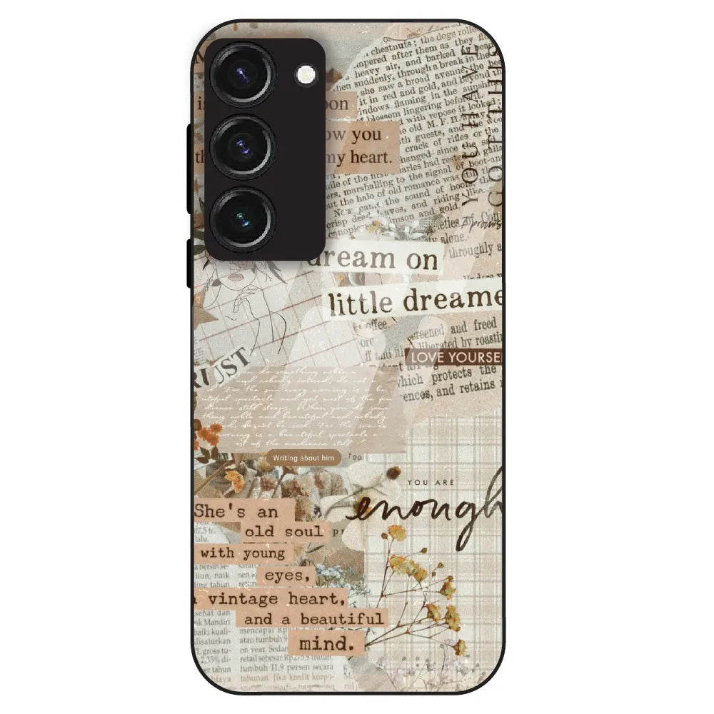 Vintage Quote - Glass Case For Samsung Galaxy S23