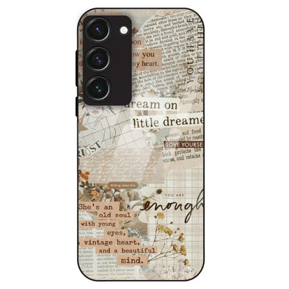 Vintage Quote - Glass Case For Samsung Galaxy S23