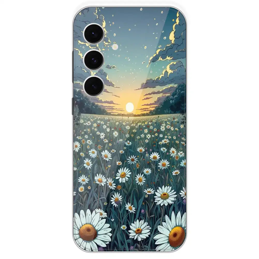 Daisy Sunset - Printed Silicone Case For Samsung Galaxy S24 FE