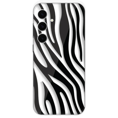 Zebra Print - Printed Silicone Case For Samsung Galaxy S24 FE