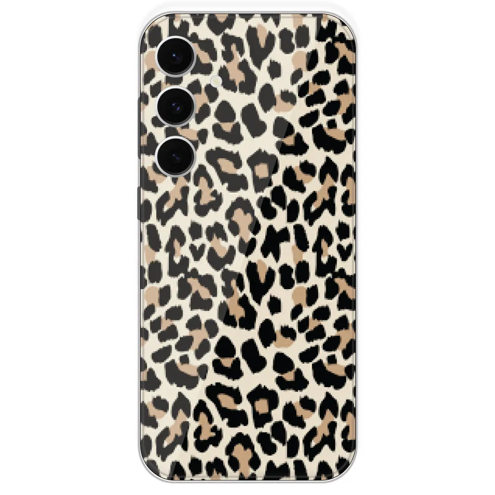 Leopard Print - Printed Silicone Case For Samsung Galaxy S24 FE