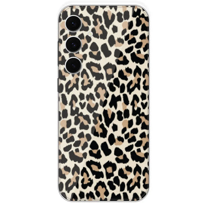 Leopard Print - Printed Silicone Case For Samsung Galaxy S24 FE