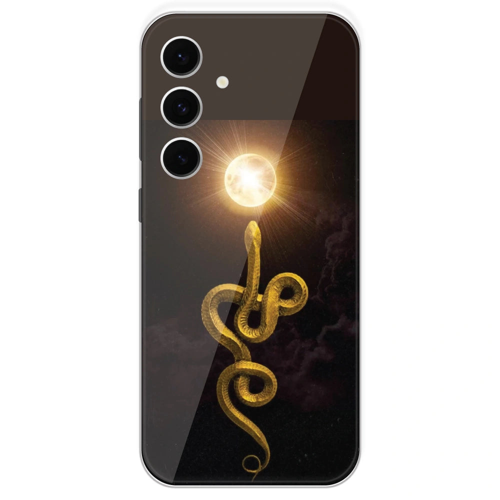 Golden Serpent - Printed Silicone Case For Samsung Galaxy S24 FE