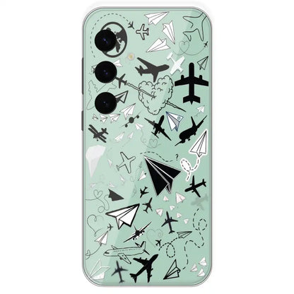 Planes - Printed Silicone Case For Samsung Galaxy S24 Plus