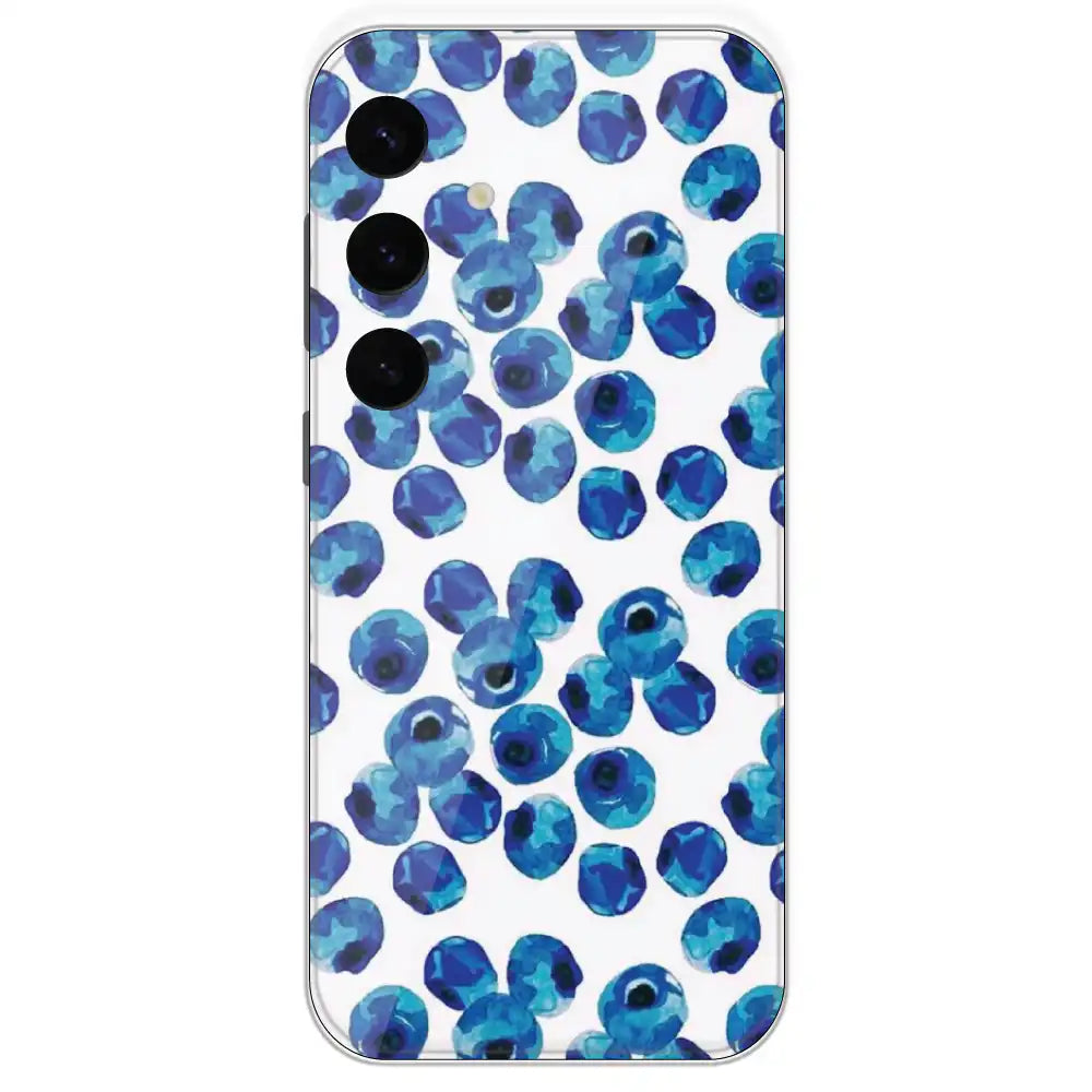 Blueberries - Printed Silicone Case For Samsung Galaxy S24 Plus