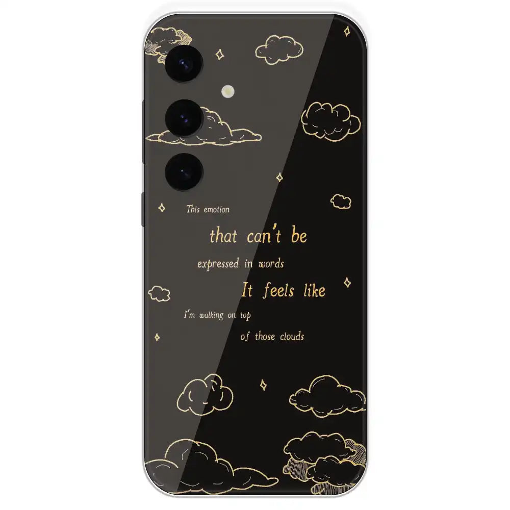 On Top Of Those Clouds - Printed Silicone Case For Samsung Galaxy S24 Plus