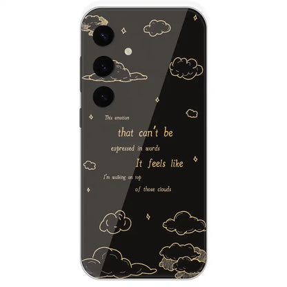 On Top Of Those Clouds - Printed Silicone Case For Samsung Galaxy S24 Plus
