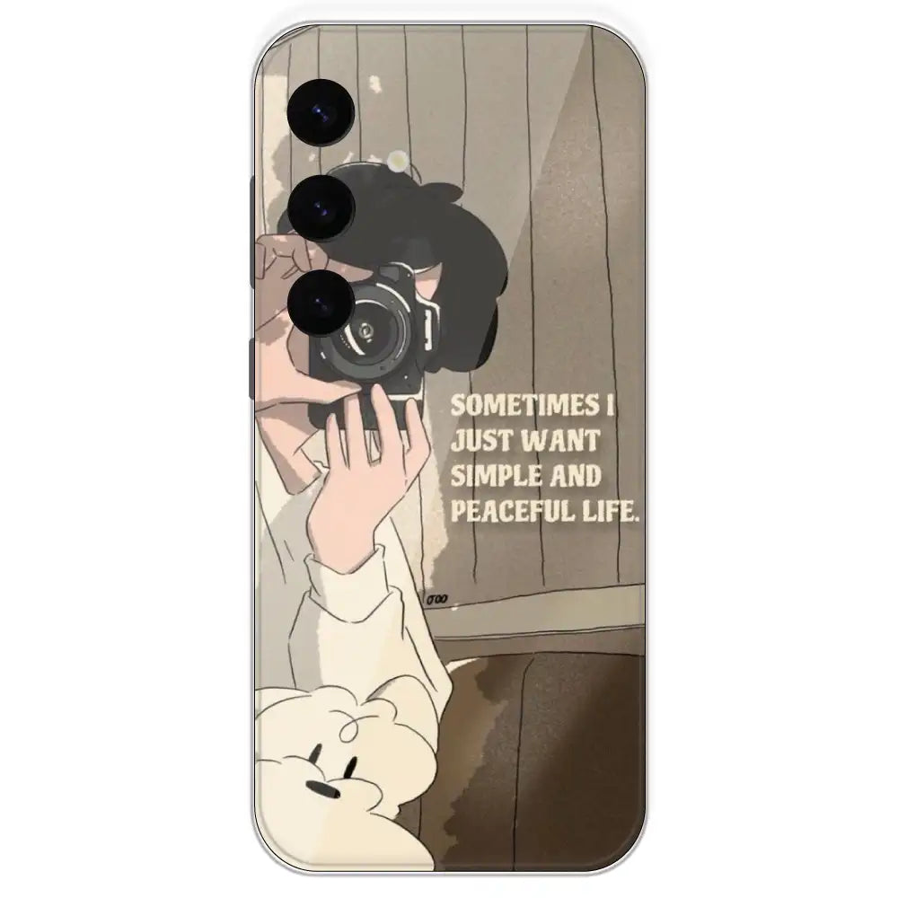 Photographer - Printed Silicone Case For Samsung Galaxy S24 Plus