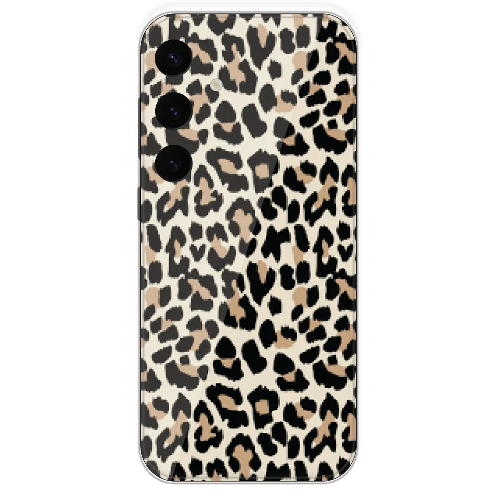 Leopard Print - Printed Silicone Case For Samsung Galaxy S24 Plus