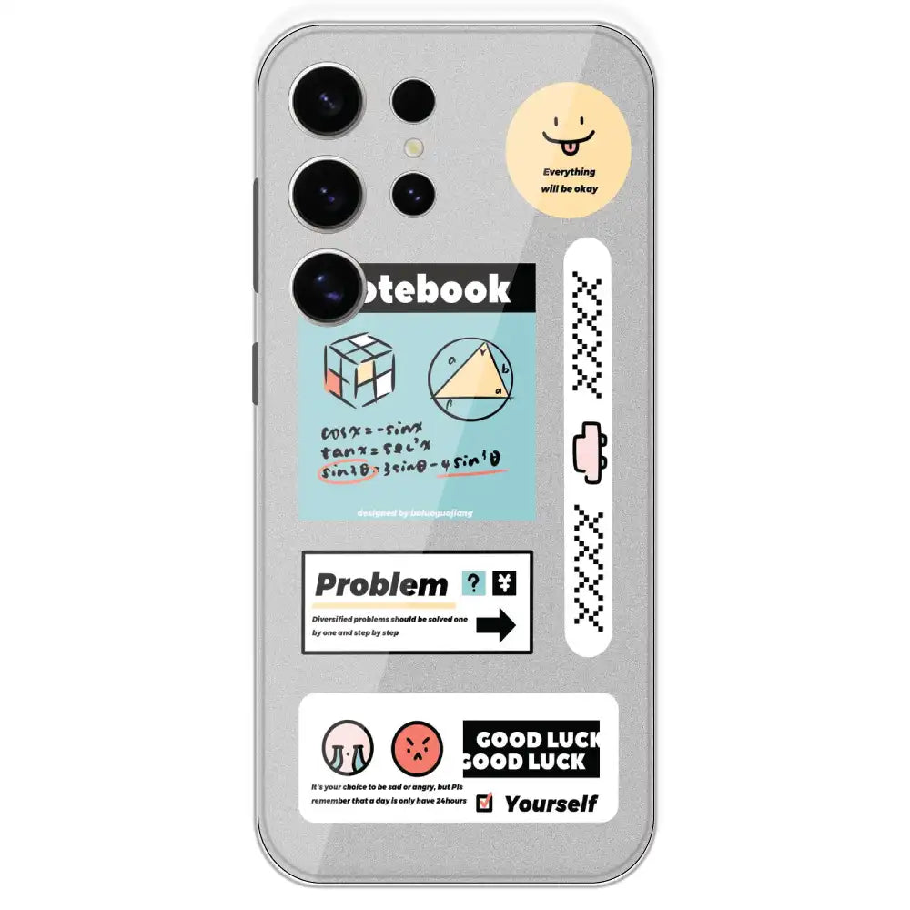Exam Collage - Printed Silicone Case For Samsung Galaxy S24 Ultra