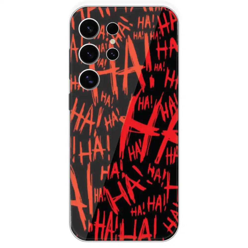 Ha ! - Printed Silicone Case For Samsung Galaxy S24 Ultra