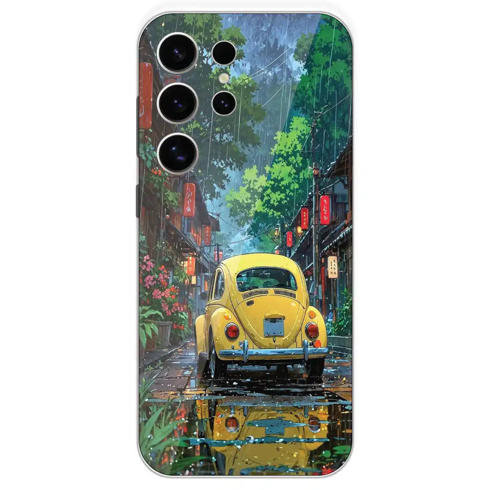 Yellow Bettle - Printed Silicone Case For Samsung Galaxy S24 Ultra