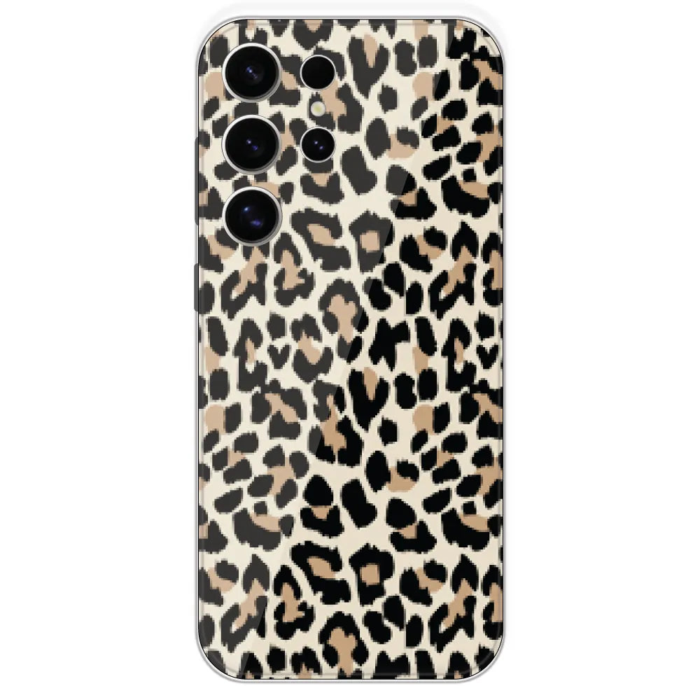 Leopard Print - Printed Silicone Case For Samsung Galaxy S24 Ultra