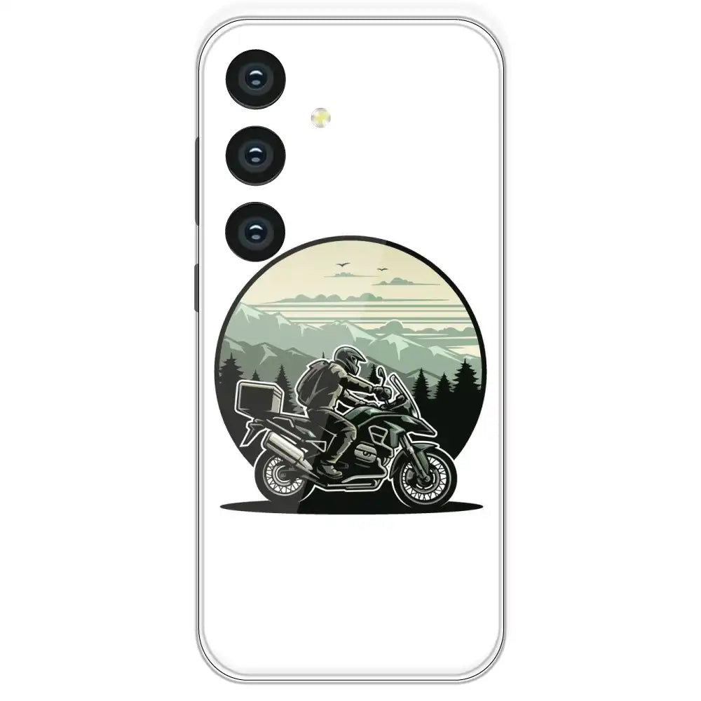 Biker - Printed Silicone Case For Samsung Galaxy S24
