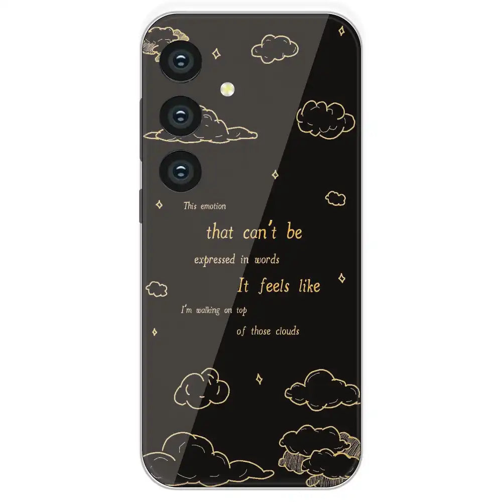 On Top Of Those Clouds - Printed Silicone Case For Samsung Galaxy S24