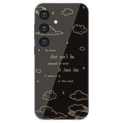 On Top Of Those Clouds - Printed Silicone Case For Samsung Galaxy S24