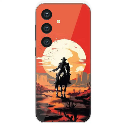 Cowboy - Printed Silicone Case For Samsung Galaxy S24