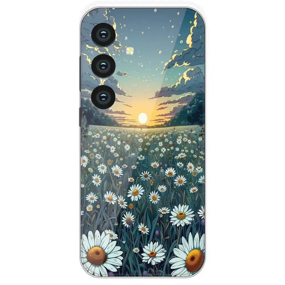 Daisy Sunset - Printed Silicone Case For Samsung Galaxy S24