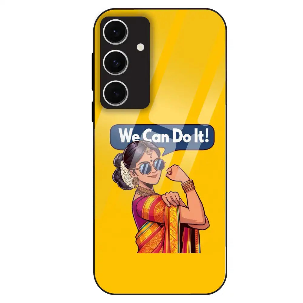 Empowered Woman Art - Glass Case For Samsung Galaxy S24 FE