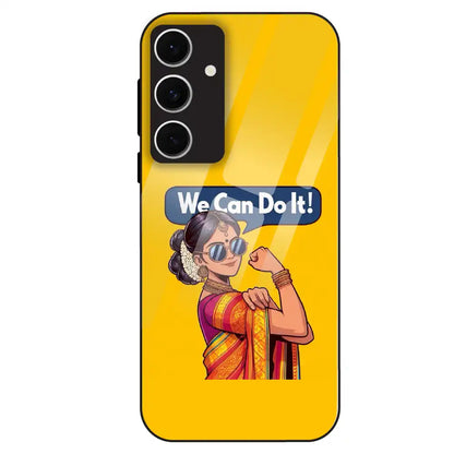Empowered Woman Art - Glass Case For Samsung Galaxy S24 FE