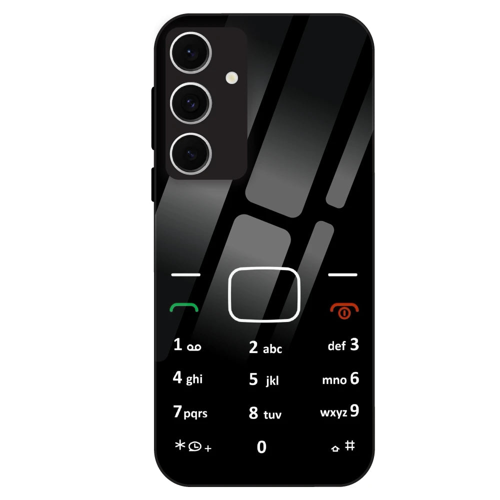 Retro Dial Pad Aesthetic - Glass Case For Samsung Galaxy S24 FE