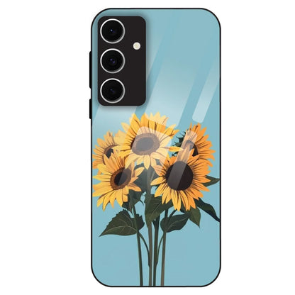 Sunflower Serenity - Glass Case For Samsung Galaxy S24 FE