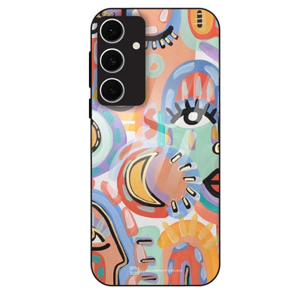 Abstract Pop Art - Glass Case For Samsung Galaxy S24 FE