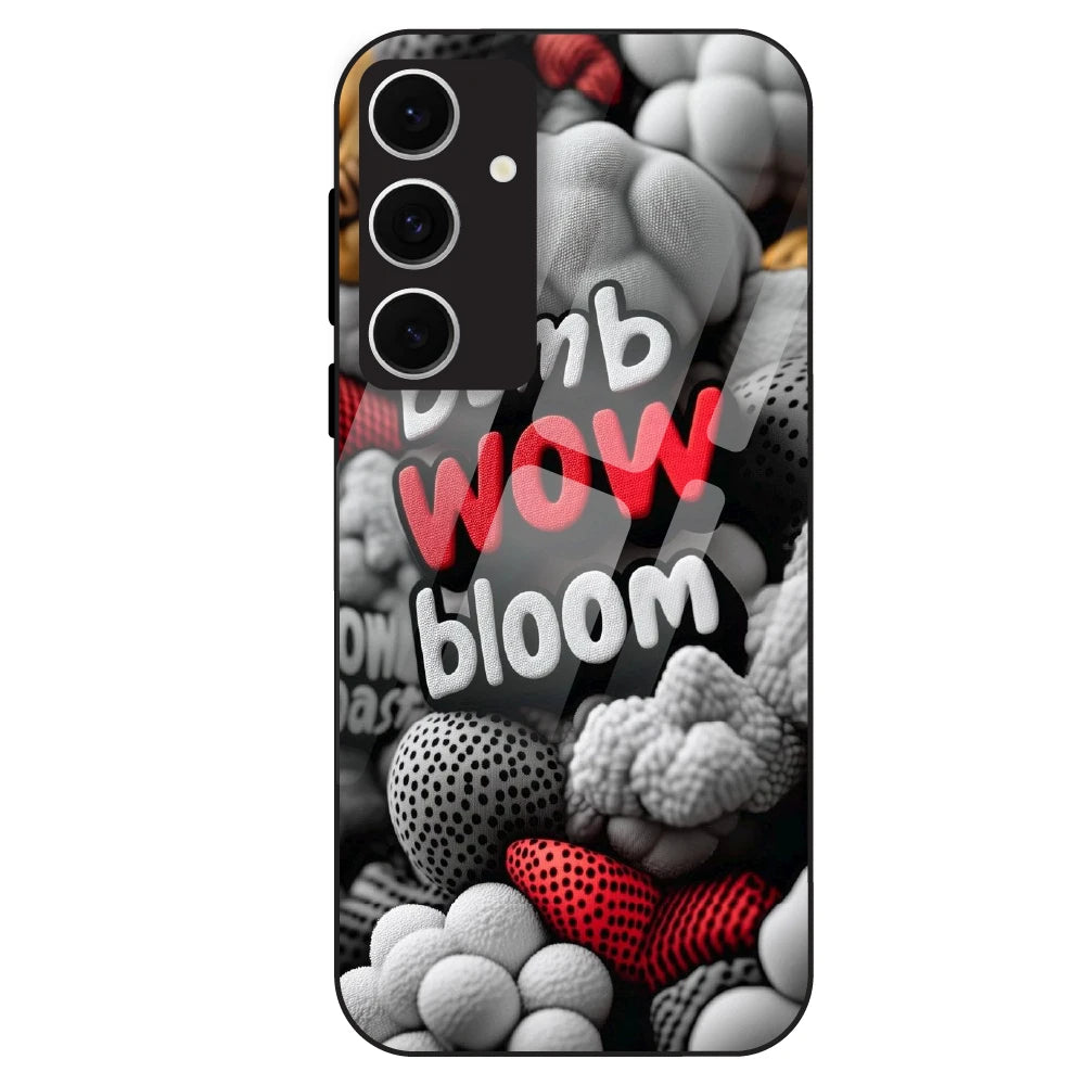 Urban Pop Text Aesthetic - Glass Case For Samsung Galaxy S24 FE