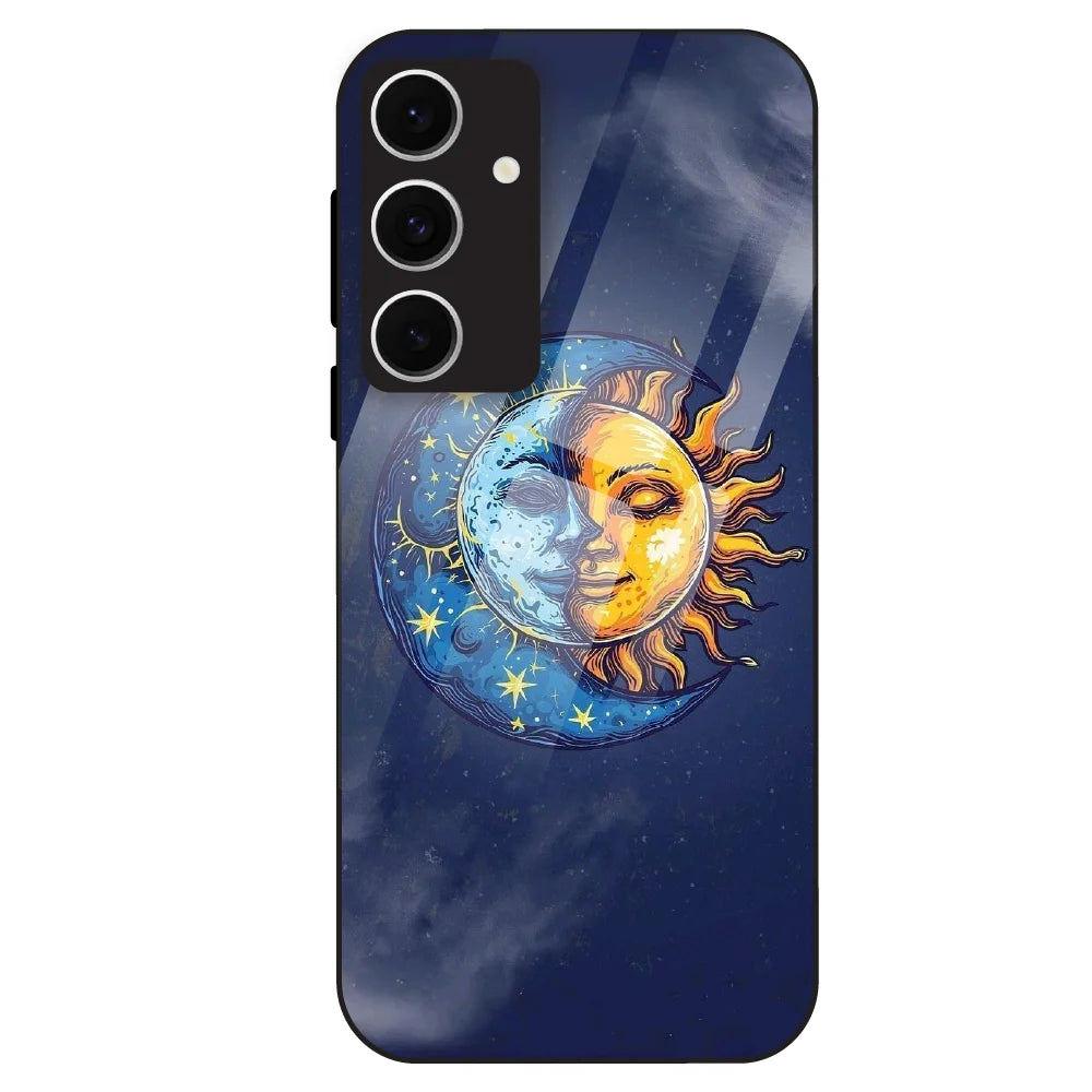 Celestial Eclipse Art - Glass Case For Samsung Galaxy S24 FE