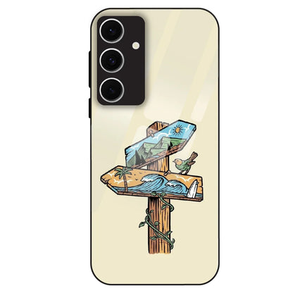 Nature Postbox Art Aesthetic - Glass Case For Samsung Galaxy S24 FE