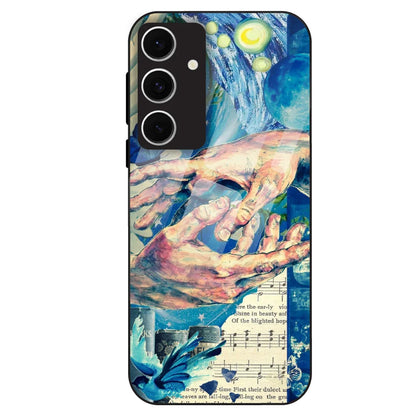 Cosmic Touch - Glass Case For Samsung Galaxy S24 FE