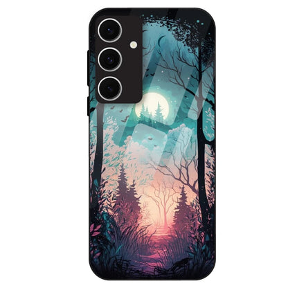 Moonlit Forest - Glass Case For Samsung Galaxy S24 FE