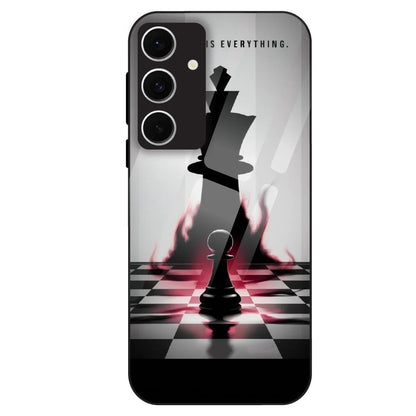 Chess Power Shadow - Glass Case For Samsung Galaxy S24 FE