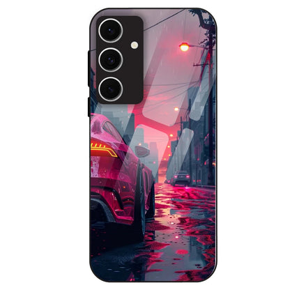 Neon Street Racer - Glass Case For Samsung Galaxy S24 FE