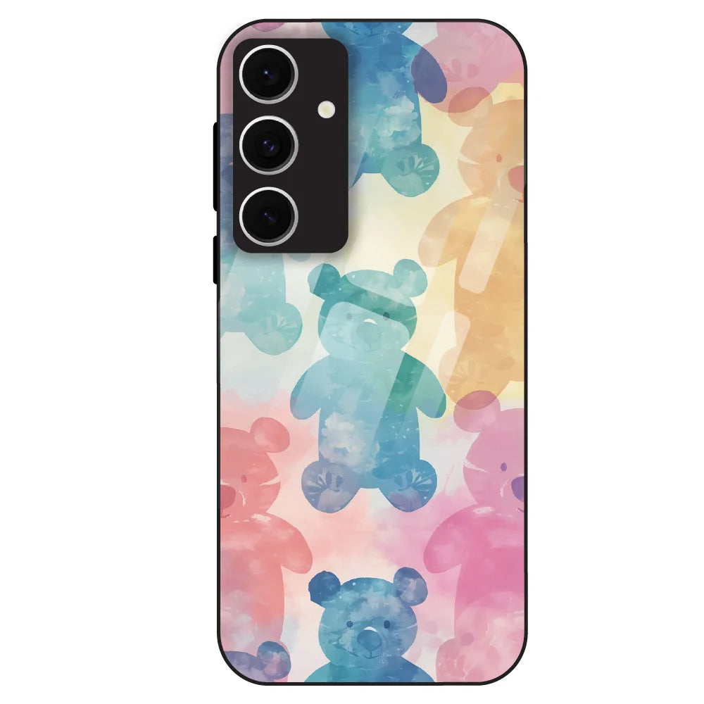 Pastel Teddy Dream - Glass Case For Samsung Galaxy S24 FE