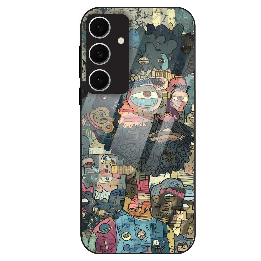 Urban Doodle Art - Glass Case For Samsung Galaxy S24 FE