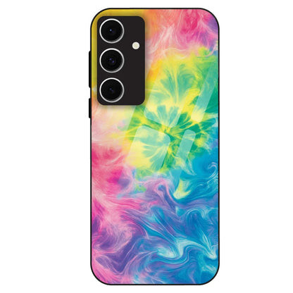 Neon Fluid Dreams - Glass Case For Samsung Galaxy S24 FE
