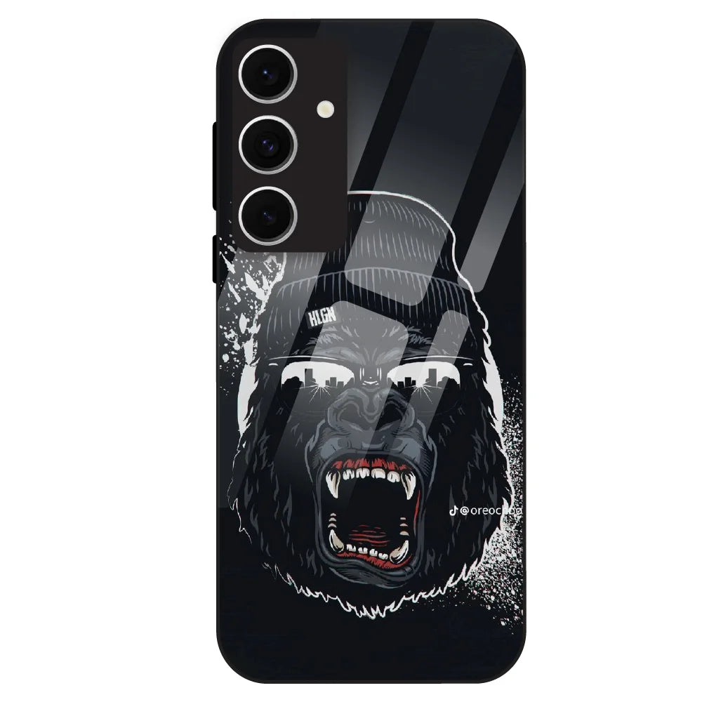 Savage Gorilla Street - Glass Case For Samsung Galaxy S24 FE