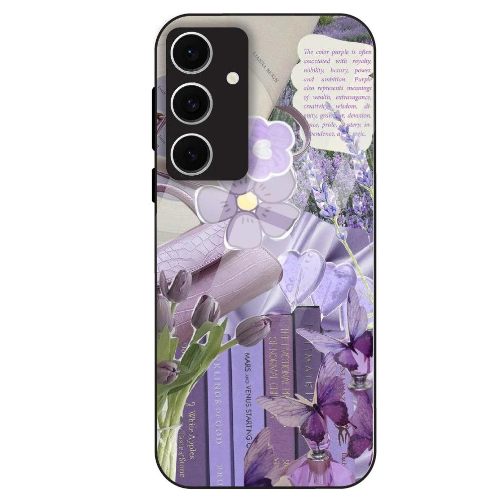 Purple Aesthetic - Glass Case For Samsung Galaxy S24 FE