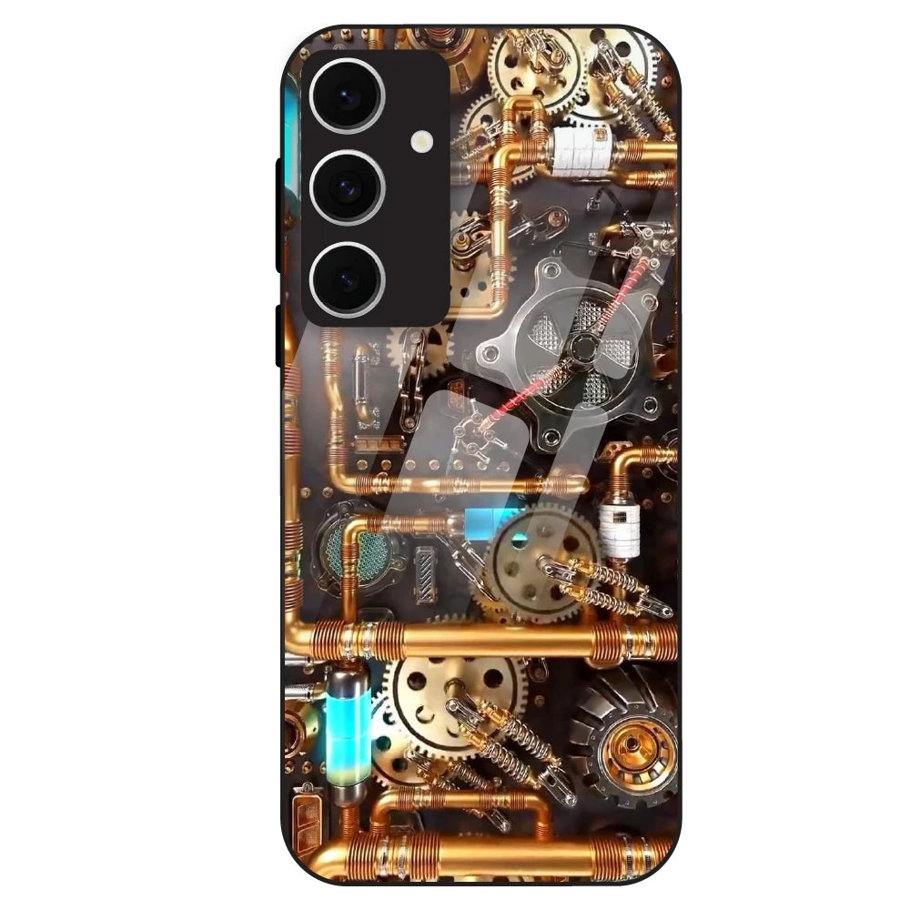 Steampunk Gear - Glass Case For Samsung Galaxy S24 FE