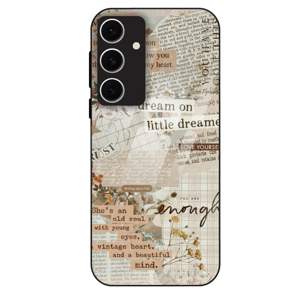 Vintage Quote - Glass Case For Samsung Galaxy S24 FE