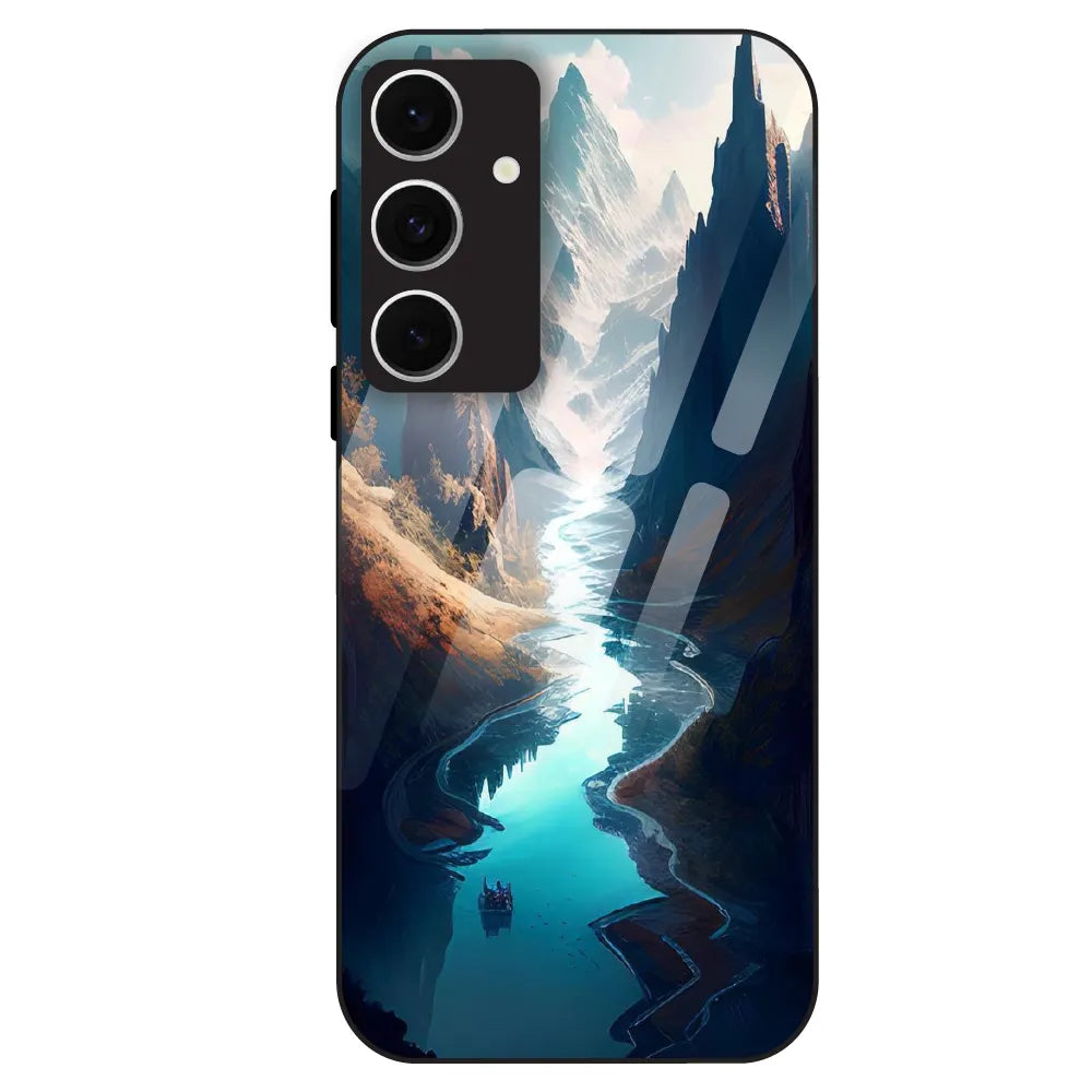 Mystic Valley River - Glass Case For Samsung Galaxy S24 FE
