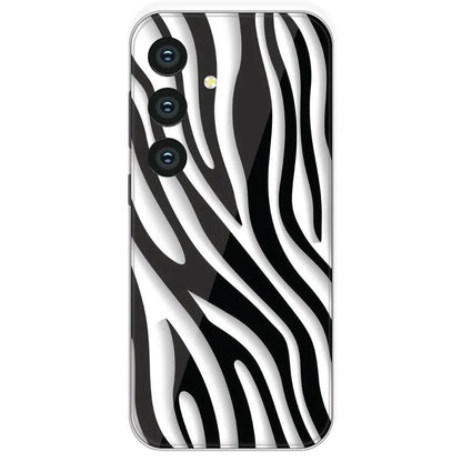Zebra Print - Printed Silicone Case For Samsung Galaxy S24