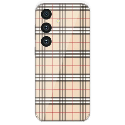 Yellow Checks - Printed Silicone Case For Samsung Galaxy S24