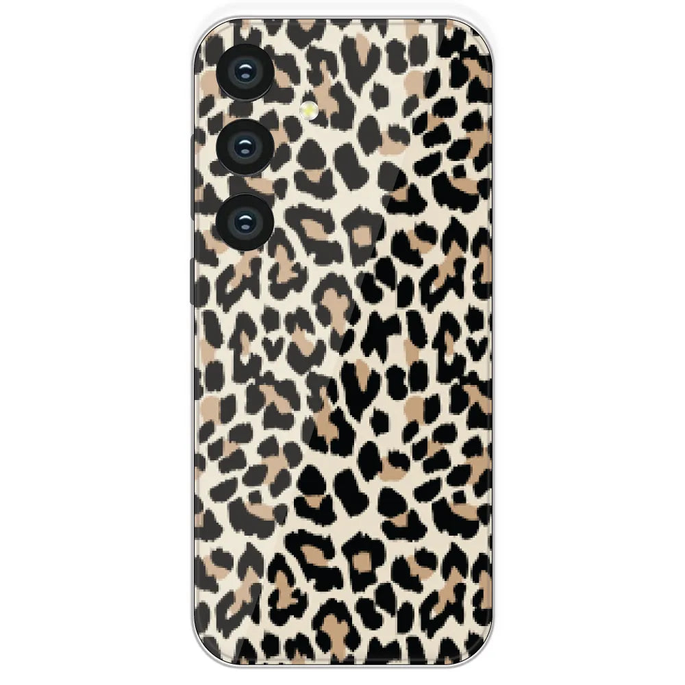 Leopard Print - Printed Silicone Case For Samsung Galaxy S24