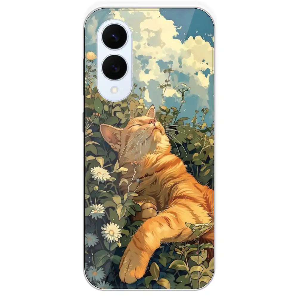 Garfield Sleeping - Printed Silicone Case For Samsung Galaxy S25 Edge